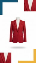 Signal Red Power Blazer